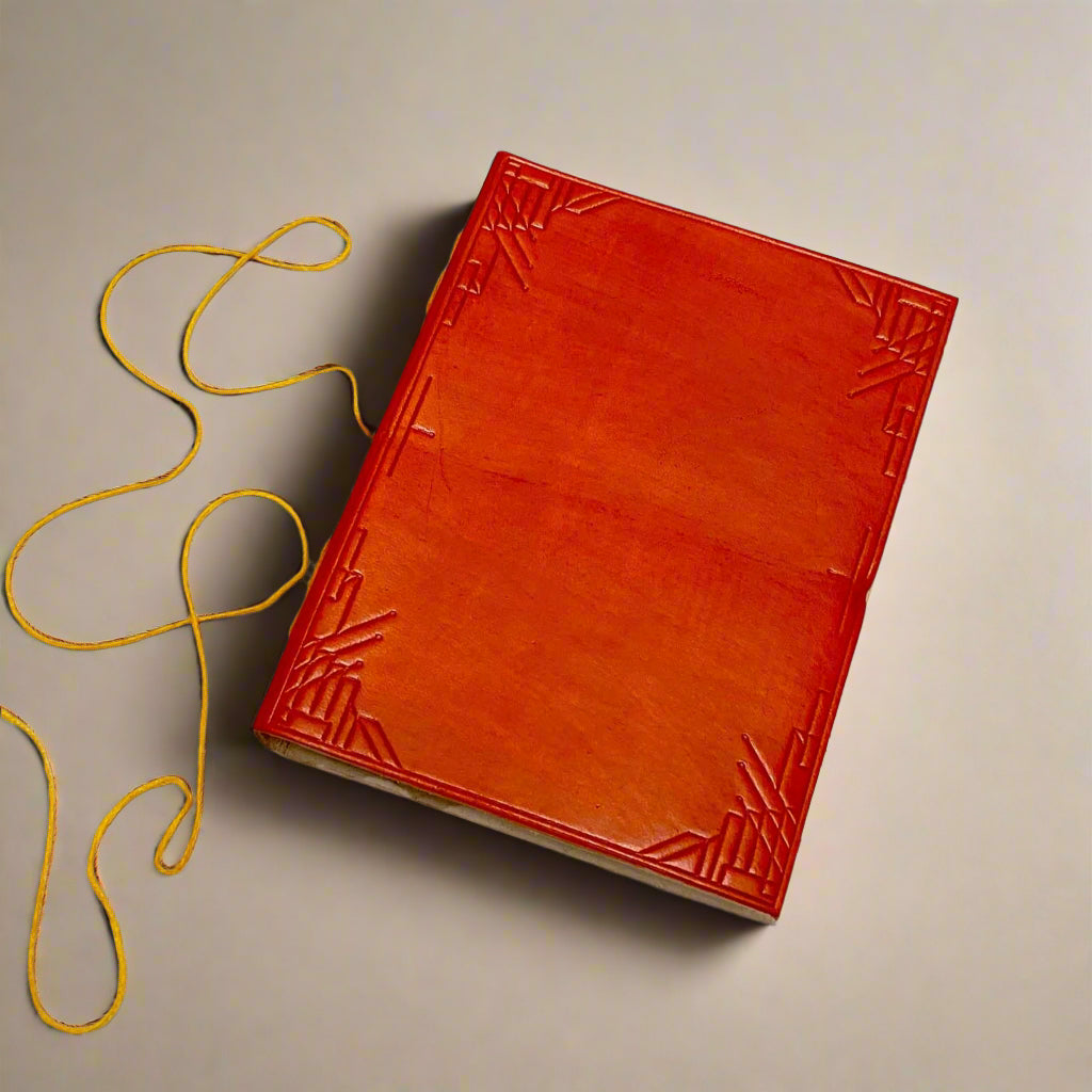 Handmade Leather Journal | Lined Pages