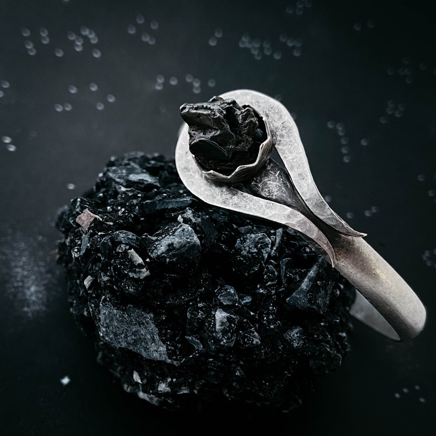 Handmade Comet Meteorite Cuff Bracelet