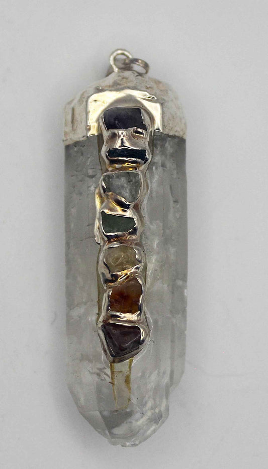 Chakra Quartz Pendant