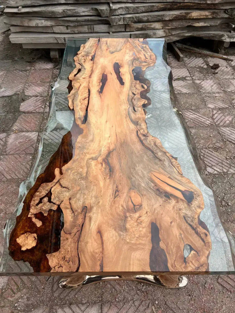 Epoxy Live Edge Coffee Table