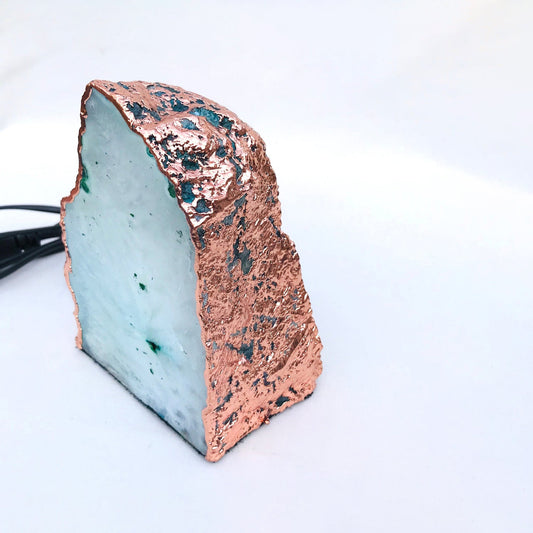 Aqua Agate | Gemstone Lamp