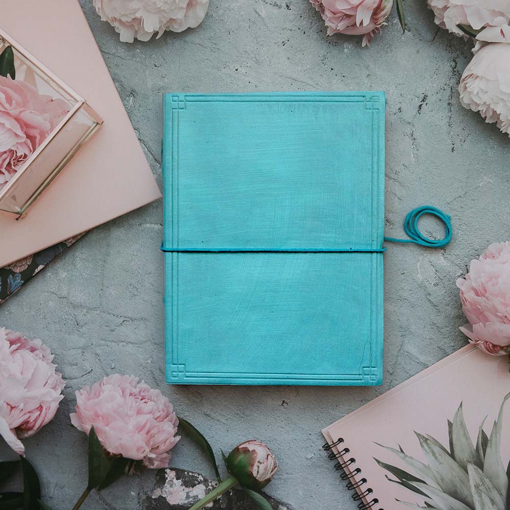 Handmade Leather Journal | Lined Pages