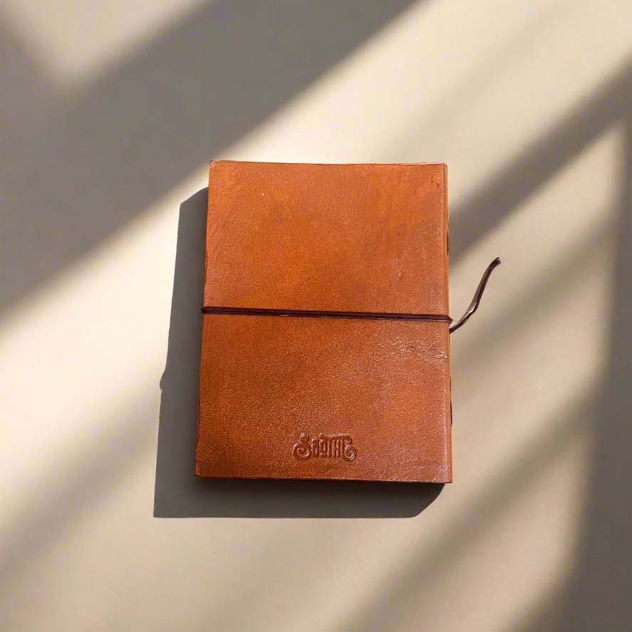 Handmade Leather Journal | Lined Pages
