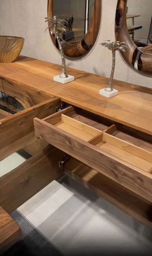 Wood & Resin Dining Room Buffet | Sideboard Table