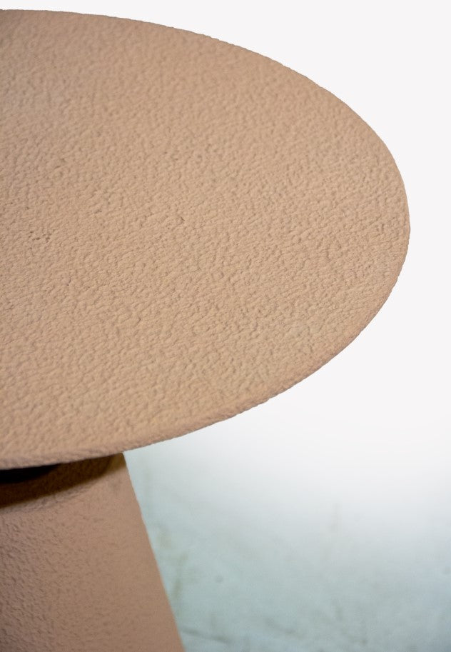 Textured Minimalist Side Table Set