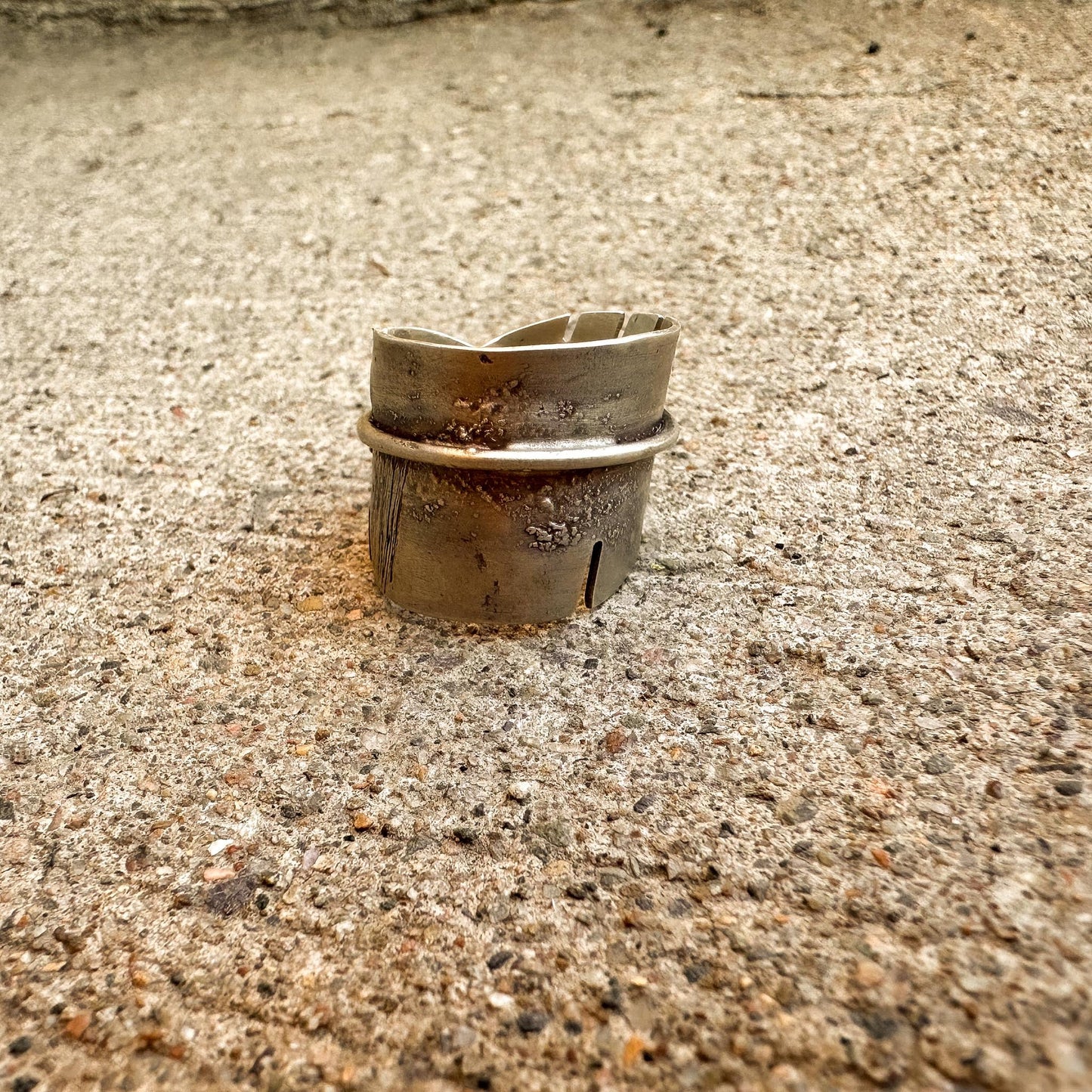 Handmade Silver Fearless Feather Ring