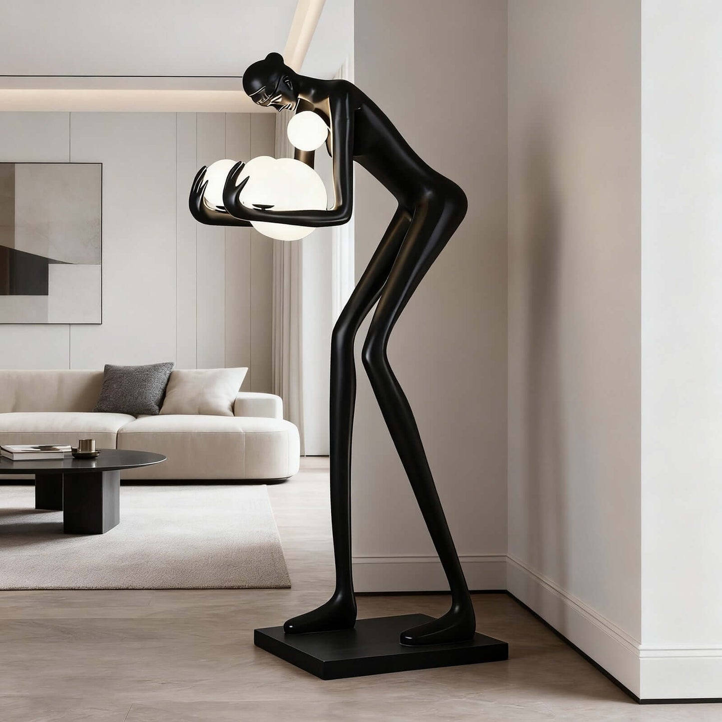 Zavon Sculptural Floor Lamp