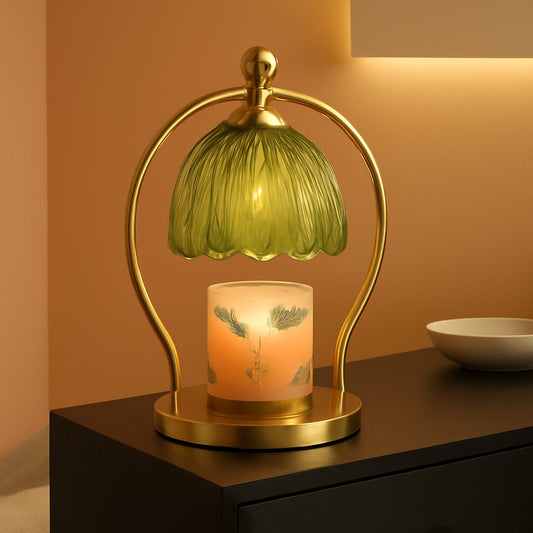 Candle Warmer Lamp Dimmable Timer Vintage Amethyst-0