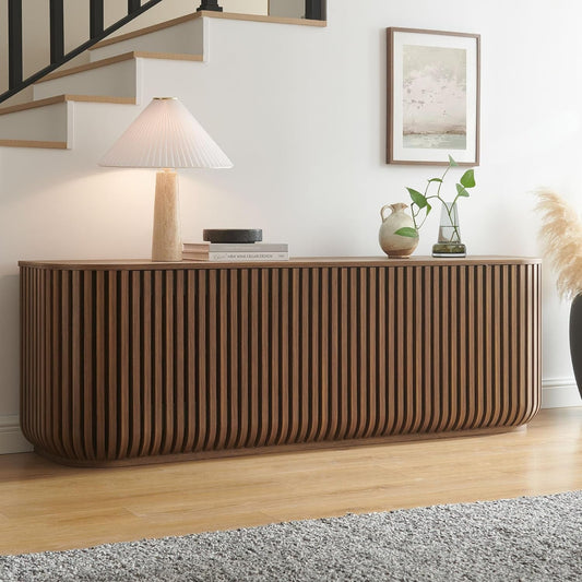 Walnut Sideboard Buffet Cabinet