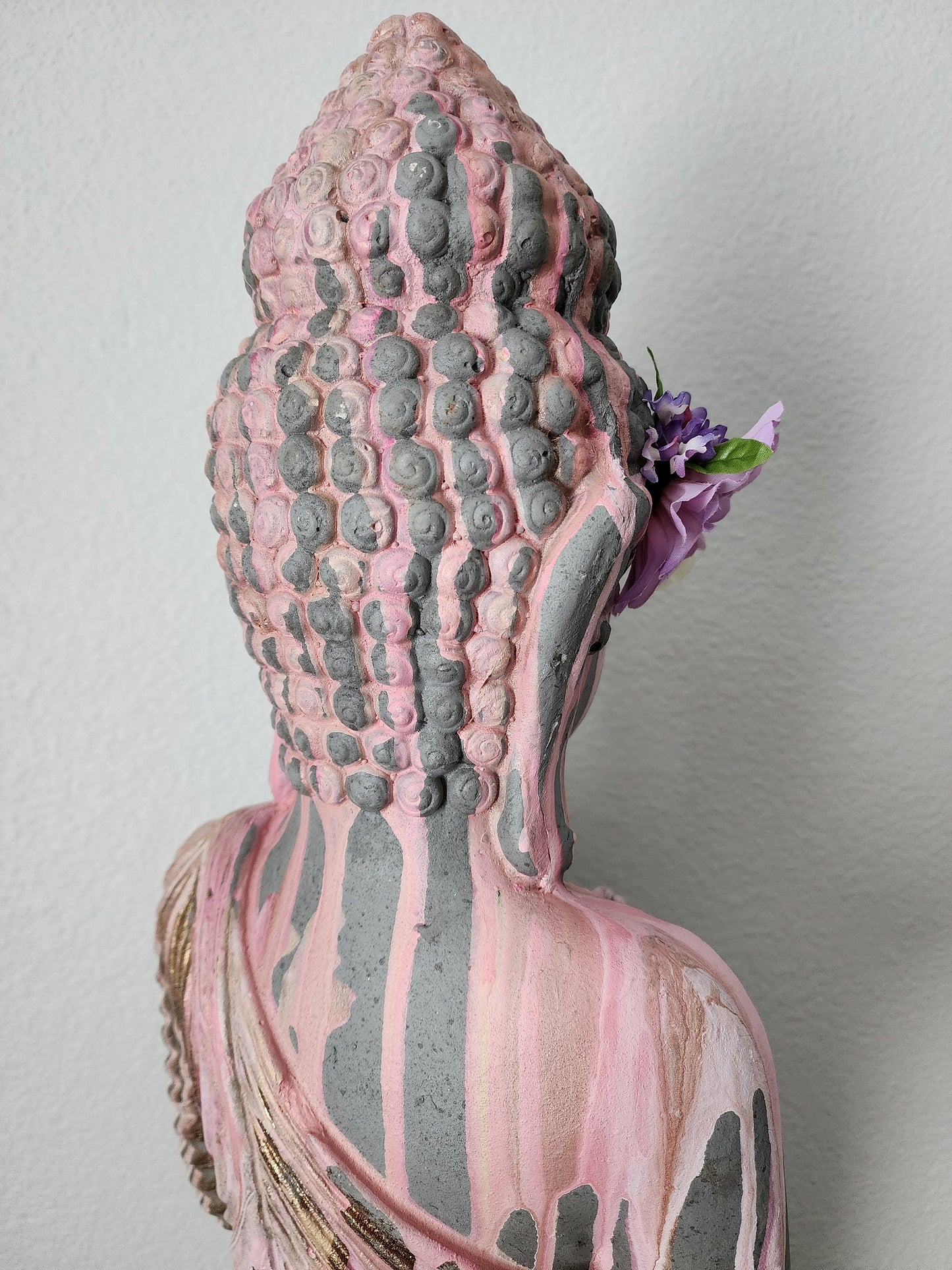 Meditation Flower Crown Sculpture