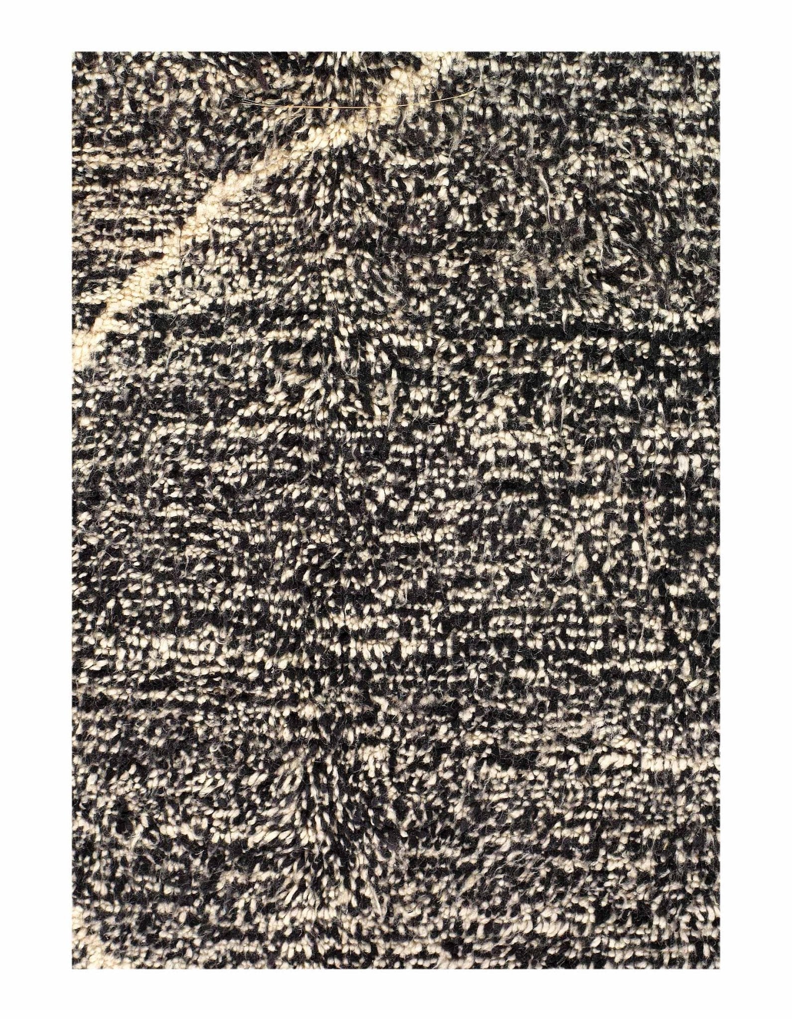 Canvello Fine Hand Knotted Vintage Authentic Moroccon 4'6'' X 8'8''-3