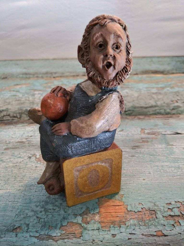 (O) Tom Clark Alphabet Letter Block Gnomes