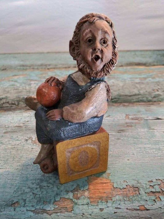 (O) Tom Clark Alphabet Letter Block Gnomes