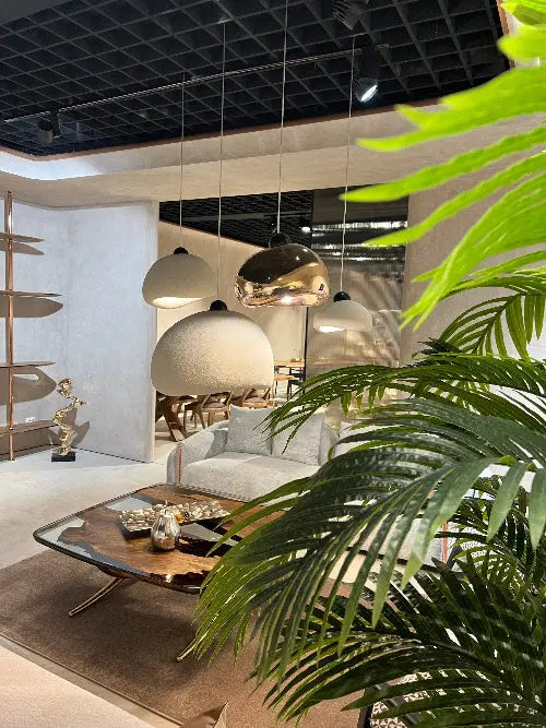 Wabi Sabi Chandeliers | Decorative Stone Textured Pendant Light