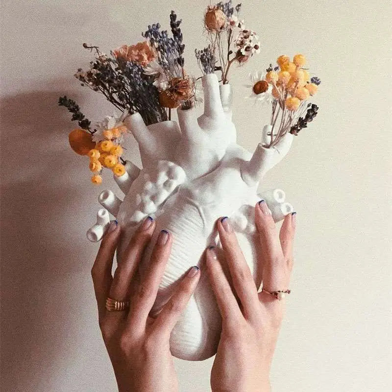 Unique Human Heart Shaped Vase