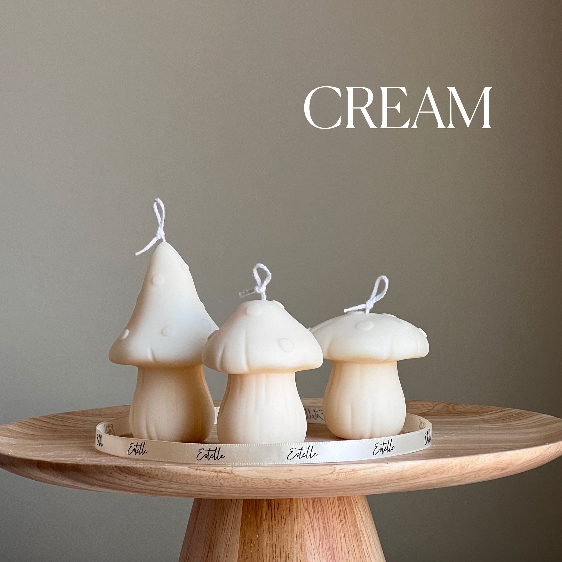 Mushroom Candle Set | Soy Wax Home Decor-2