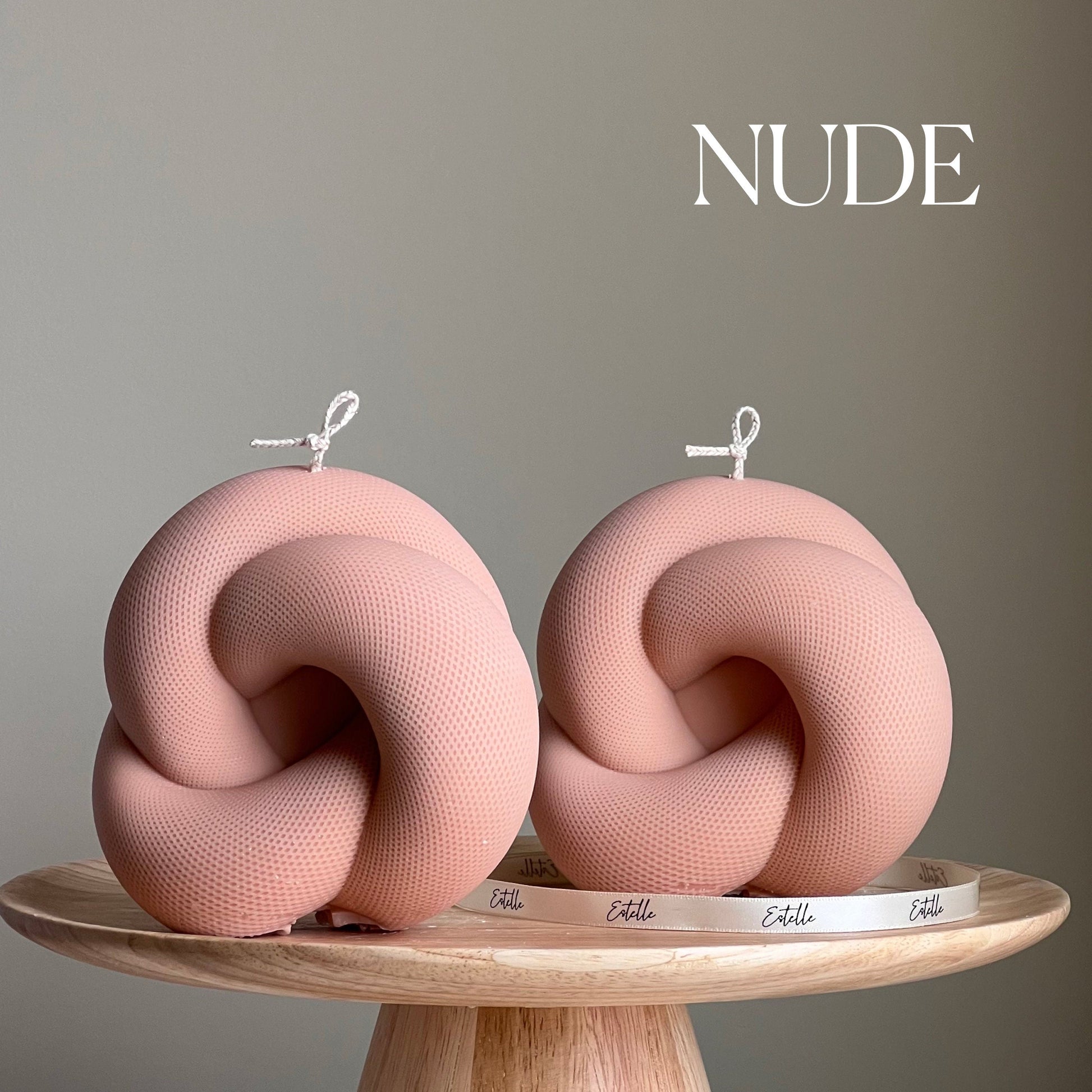 Handmade Knot Candle: Trendy Vegan Home Decor-2