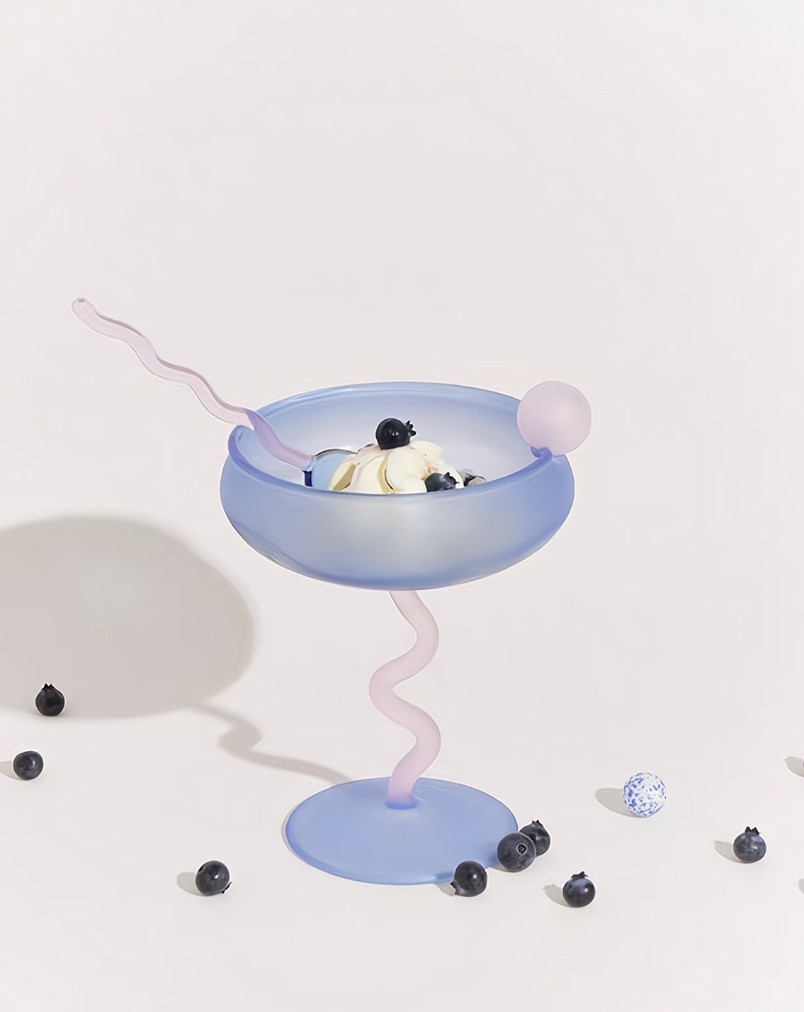 Jelly Bean Wine Glass | Whimsical Eclectic Dopamine Cocktail