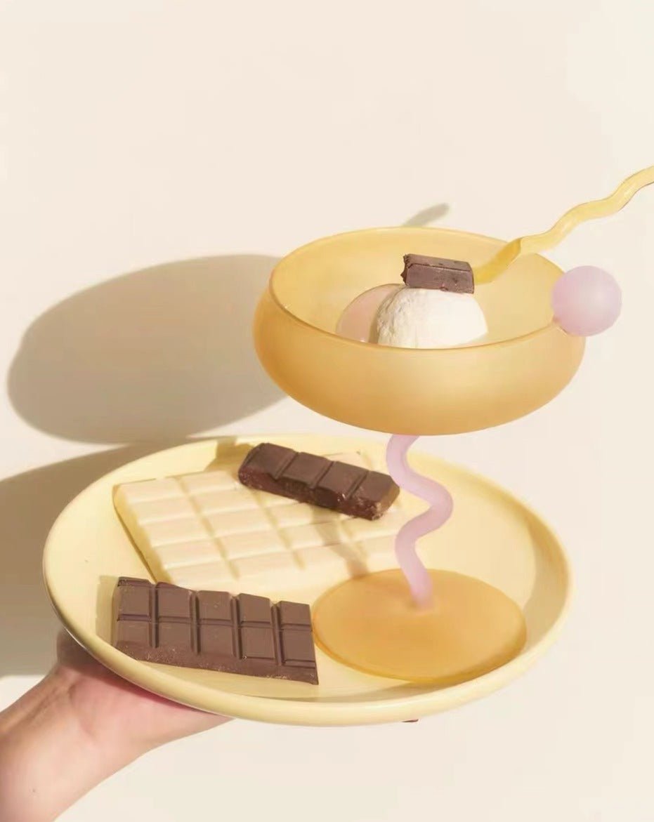 Jelly Bean Wine Glass | Whimsical Eclectic Dopamine Cocktail
