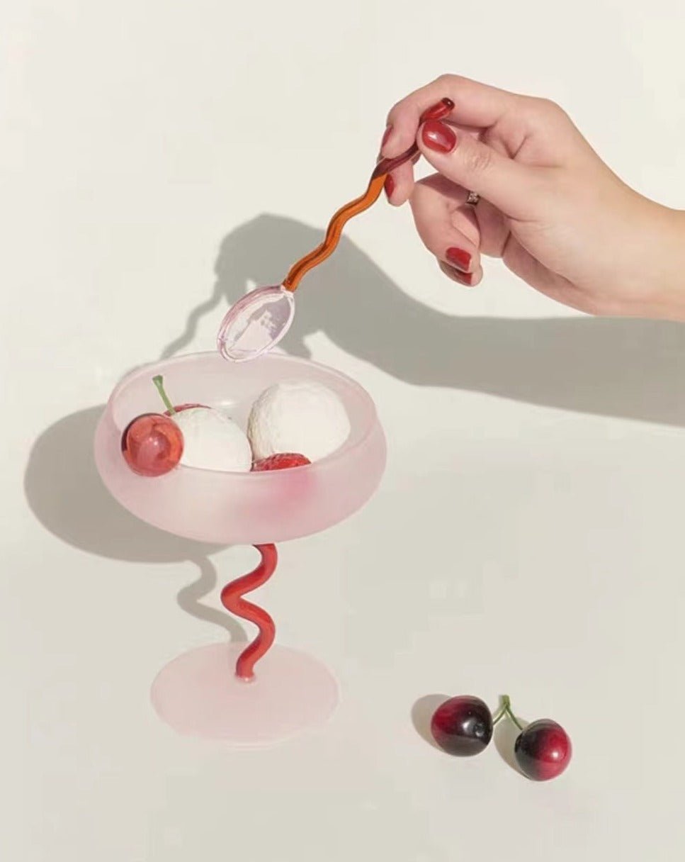Jelly Bean Wine Glass | Whimsical Eclectic Dopamine Cocktail