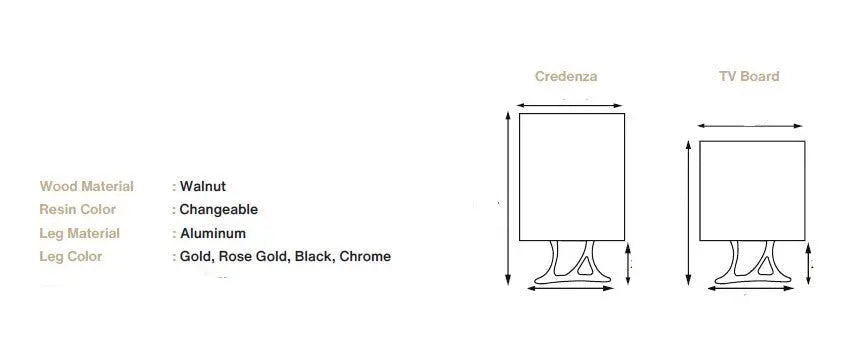 Resin Credenza-Sideboard-Buffet