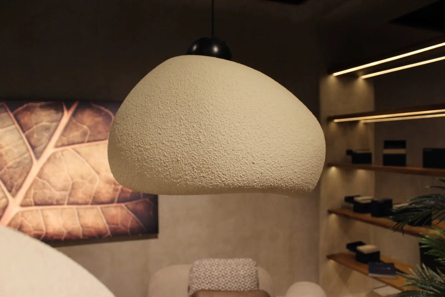 Wabi Sabi Chandeliers | Decorative Stone Textured Pendant Light