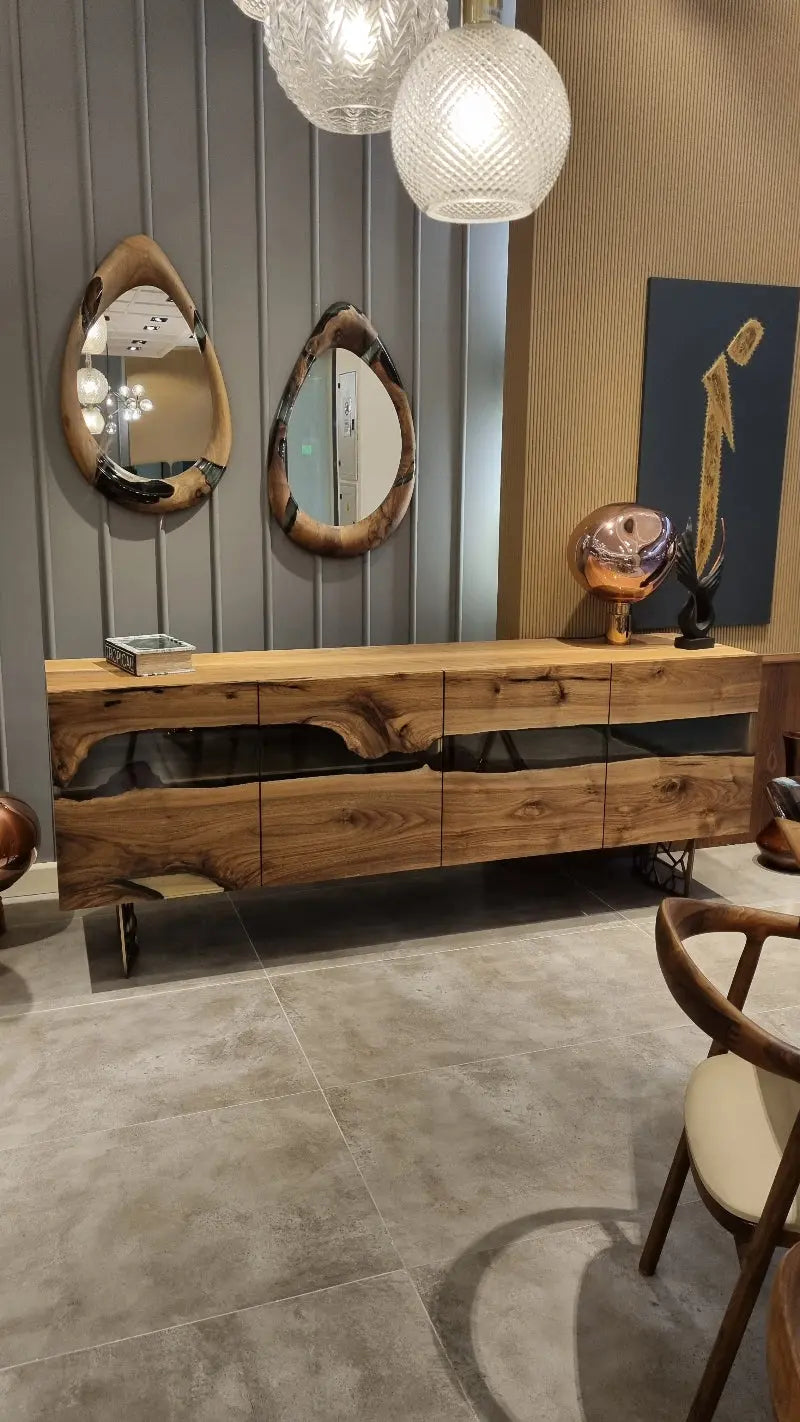 Epoxy-Resin & Walnut | Unique Mirrors
