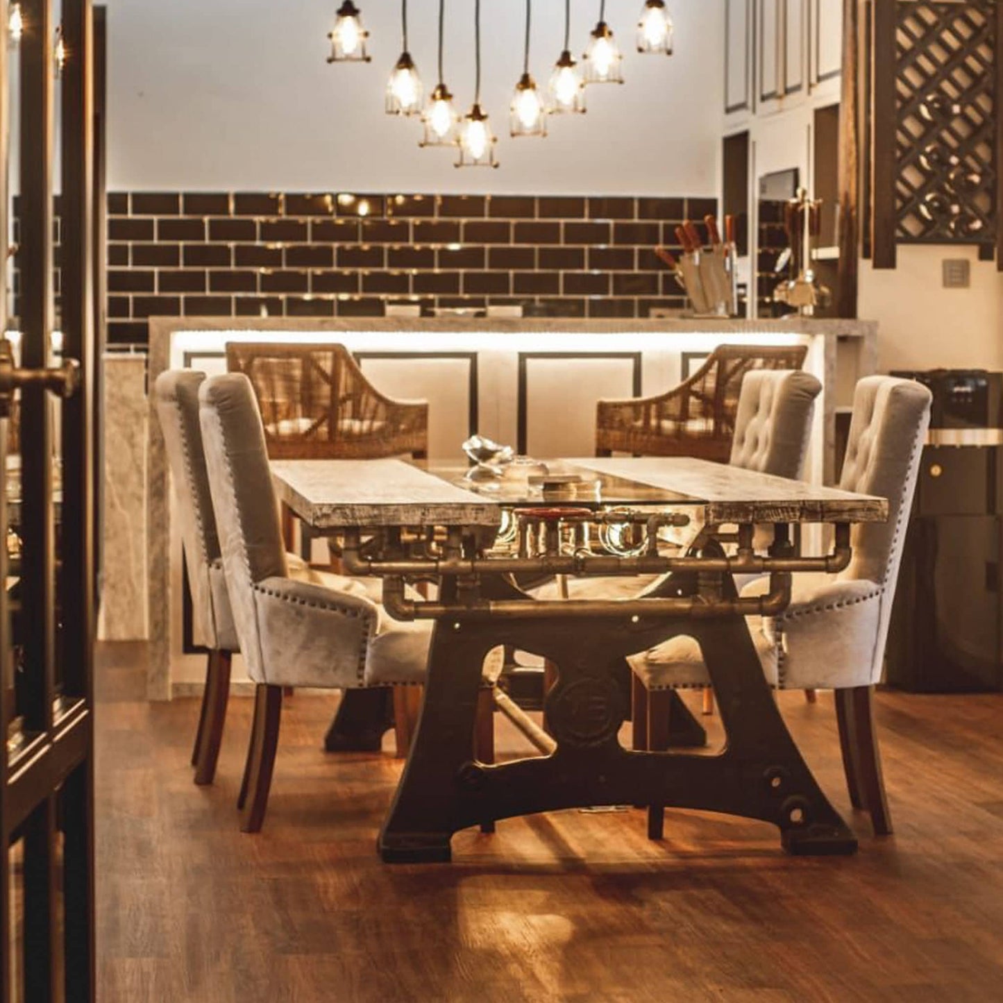 Unique Handmade Steam Punk Dining Table
