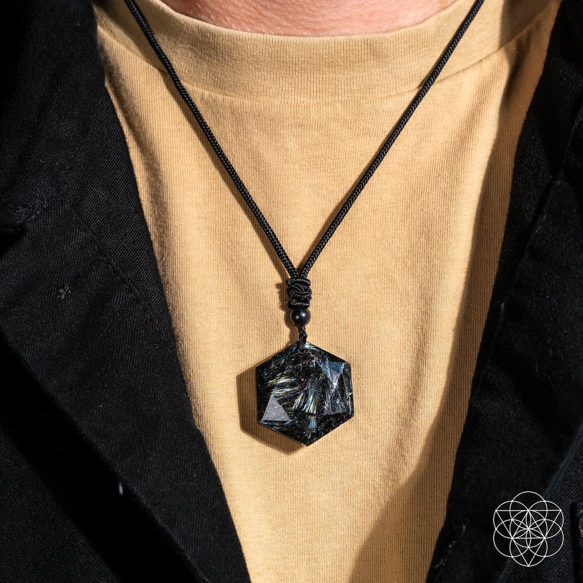 The Arfvedsonite Deep Healing Pendant | Vision Stone