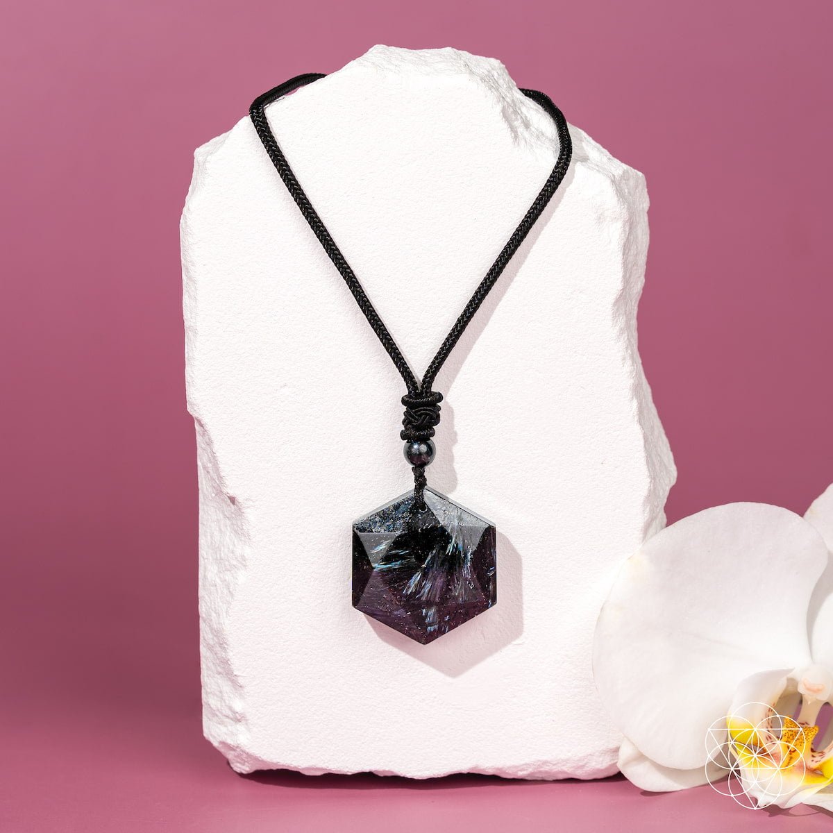 The Arfvedsonite Deep Healing Pendant | Vision Stone