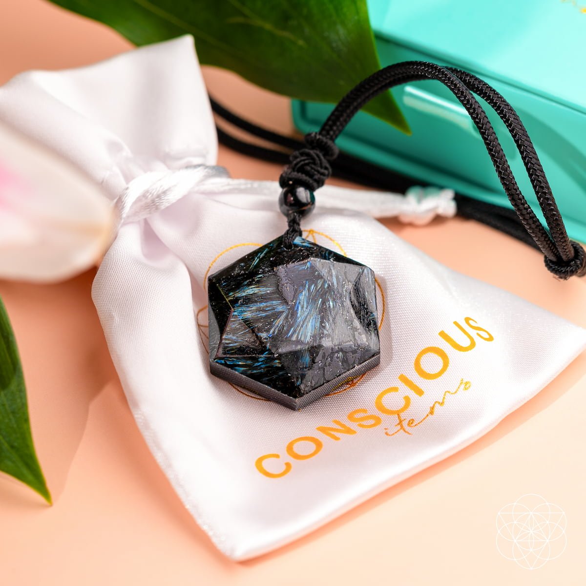 The Arfvedsonite Deep Healing Pendant | Vision Stone