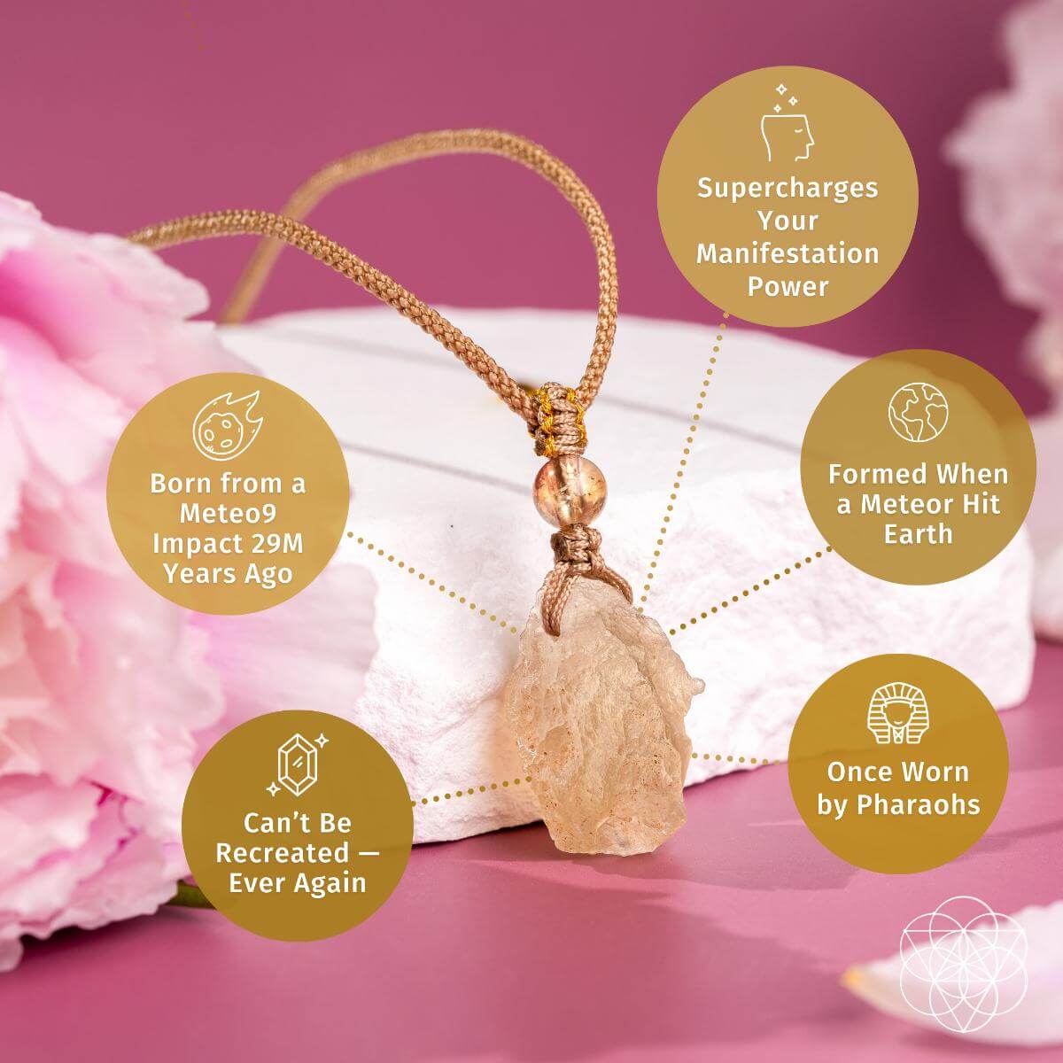 The Destiny Relic | Libyan Desert Glass Pendant