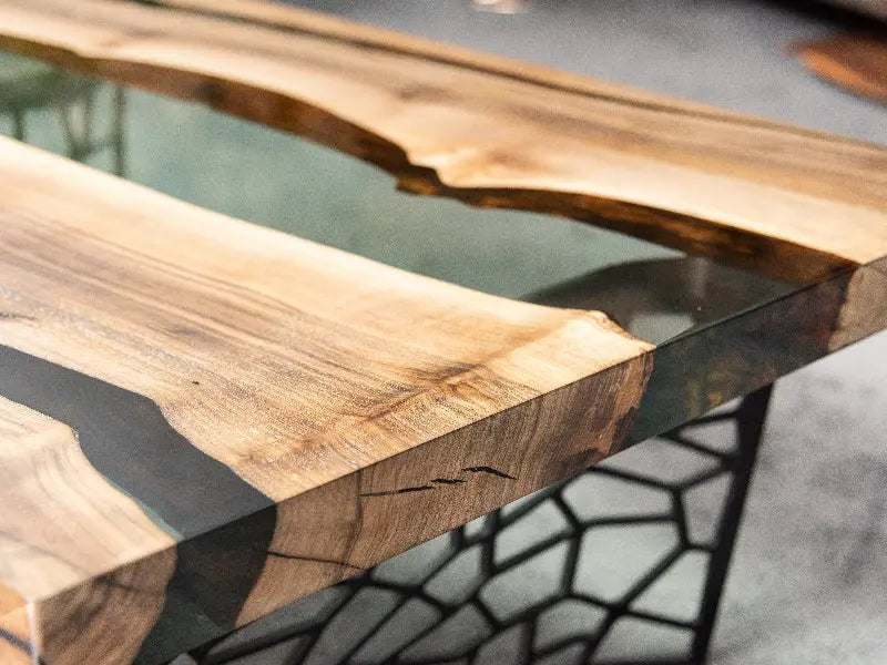 Resin River Walnut Coffee Table