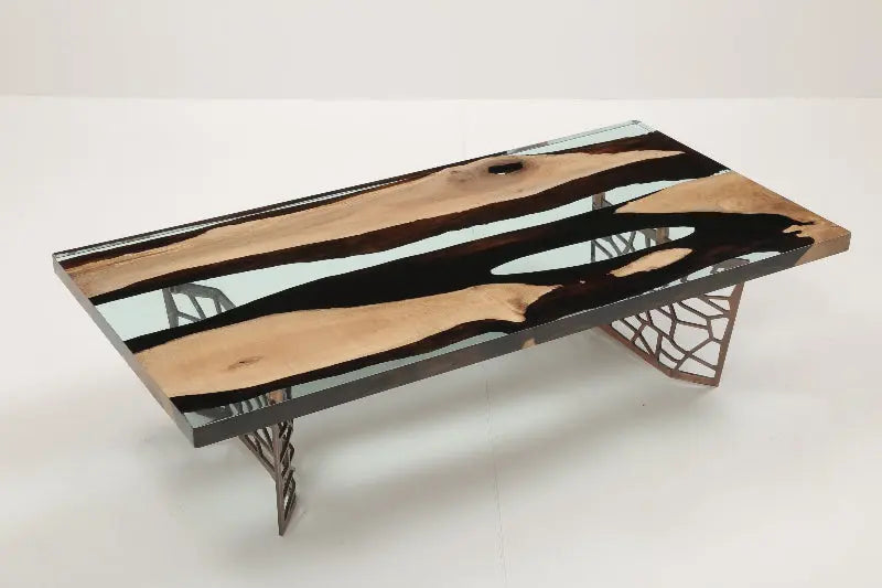 Resin River Walnut Coffee Table